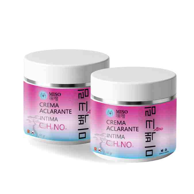 2 Cremas Aclarantes MISO